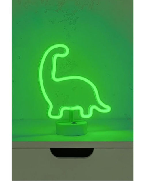 Настольная лампа Luna Neo Динозавр 1x1,7 Вт без цоколя зелёный
