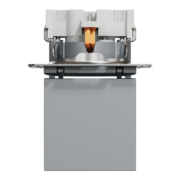 Розетка із заземленням Schneider Electric Asfora IP20 алюміній EPH3100162