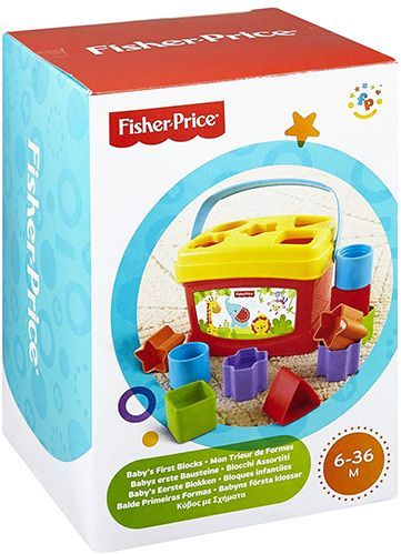 Ведерко с кубиками Fisher Price Яркое FFC84