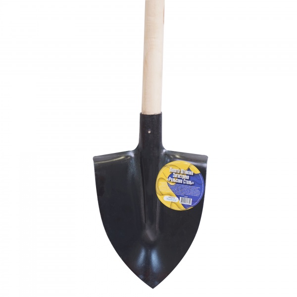 Лопата штыковая заостренная с черенком