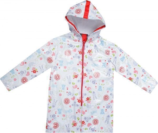 Дождевик Drydope Зверушки р.120 белый с принтом 020-в/д2 