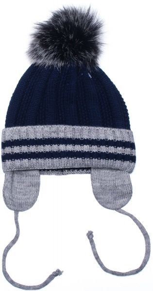 Комплект шапка + снуд Mari-Knit 0842 р.48-50 синій 