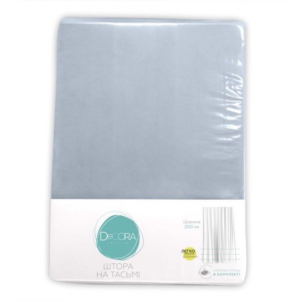 Штора Velour 200х275 см блакитний Decora textile