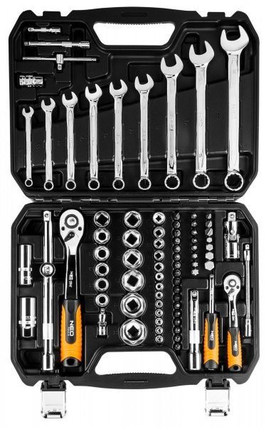 Набір головок NEO tools 1/4 + 1/2 82 шт. 08-672