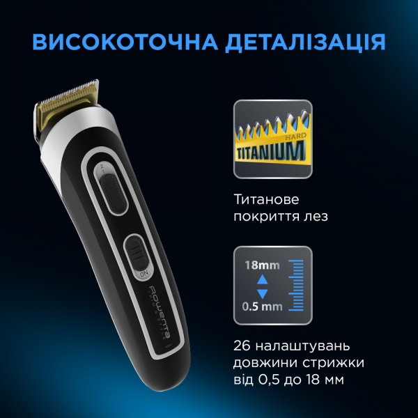 Триммер универсальный Rowenta TRIM&STYLE 13В1 TN9140F4