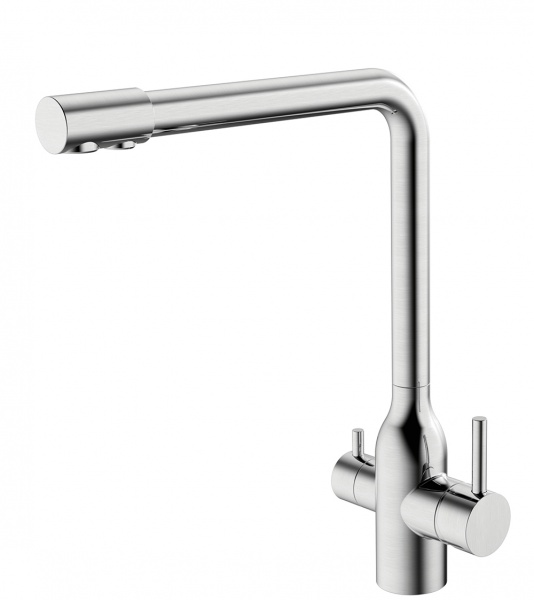 Смеситель для кухни VIDAN Alvaro AISI-304 (IN-H2501), с подключением к фильтру