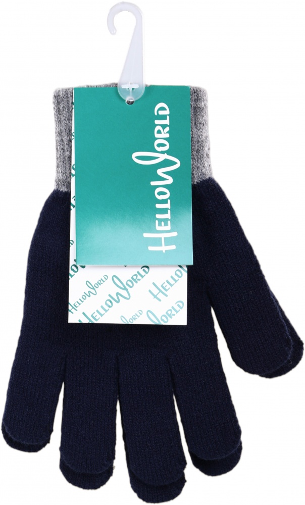 Рукавиці HW для хлопчиків р.16 темно-синій