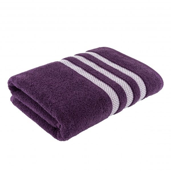 Рушник махровий Urban 70x130 см темно-фіолетовий Saffran 