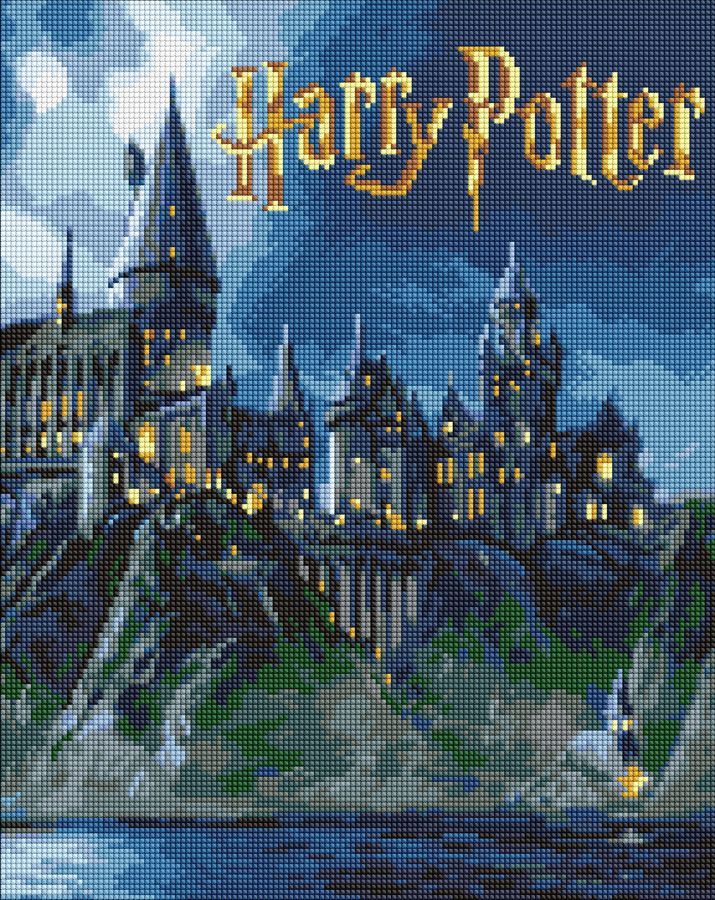 Алмазна мозаїка Harry Potter: Гоґвортс вночі ©Warner Bros. Ideyka — фото 1