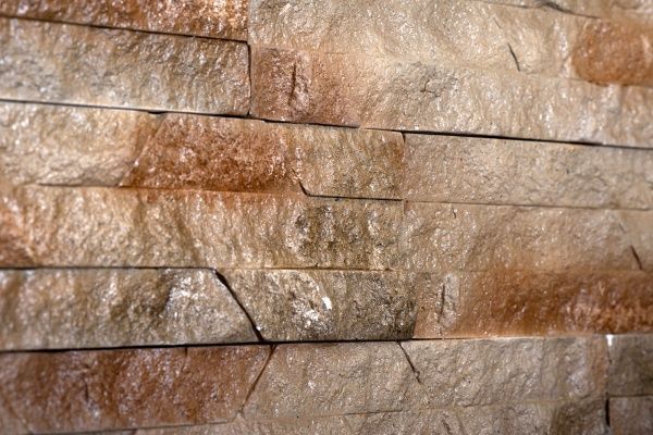 Плитка гіпсова пряма KLVIV DEKOR Dnister Sandstone Wood 0,62 кв.м