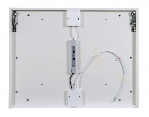 Зеркало ScandiSPA Edda белый 90 см с LED-подсветкой и выключателем 