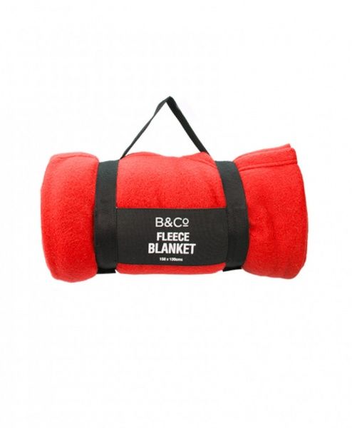 Плед Summit B&Co Fleece Blanket 150x130 см красный