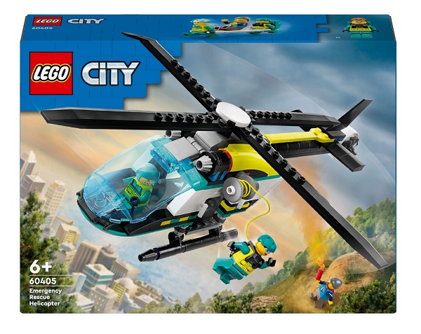 Конструктор LEGO City Гелікоптер аварійно-рятувальної служби 60405