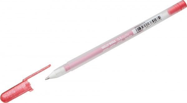 Ручка гелевая Sakura Metallic Красная 