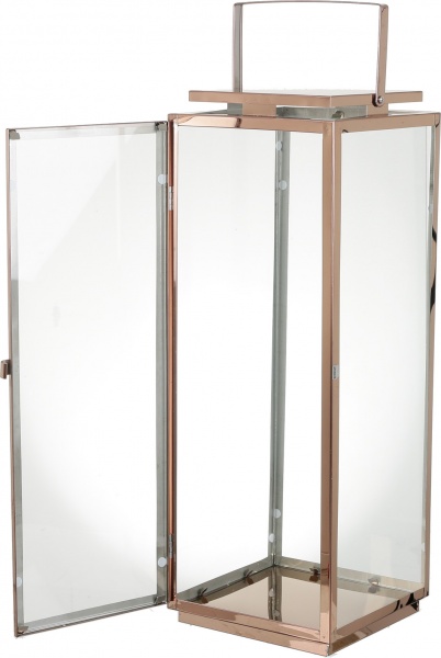 Підсвічник-ліхтар Classic 20,6х20х54,5 ми золотистий