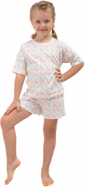 Пижама детская для девочки Roksana 0064/12916 р.122 мульти 