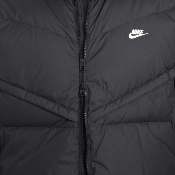 Куртка Nike M NSW SF WINDRUNNER HD JKT DD6795-010 р.S черный