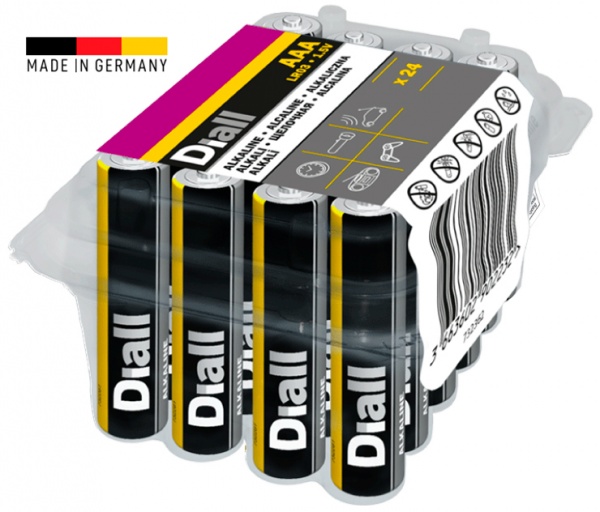 Батарейка TM DIALL AAA (R03, 286) 24 шт. (4103960124) 