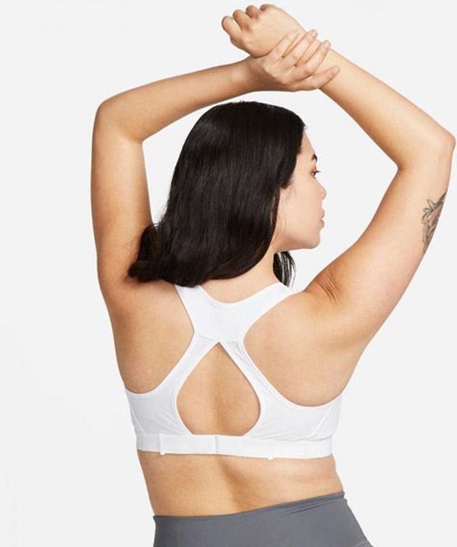 Бра Nike W NK DF SWSH HS BRA DD0428-100 р.SA-C білий