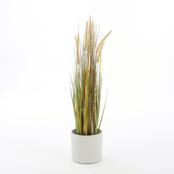 Вазон керамічний Edelman Era 19,5 см круглий 4,1 л світло-сірий/пісочно-сірий (1035830) 