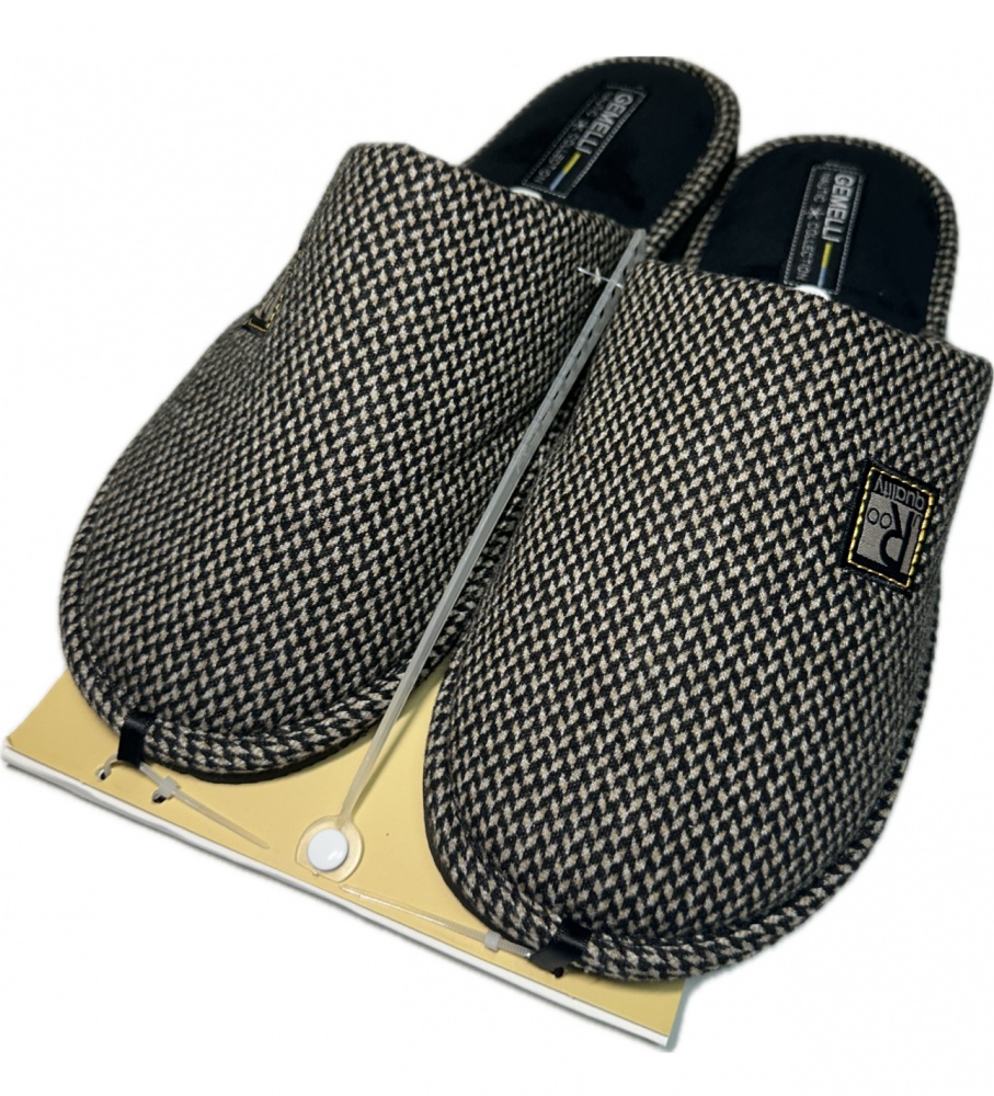 Тапки домашние Gemelli МАРТЕЛЛО 2 р.43 черный