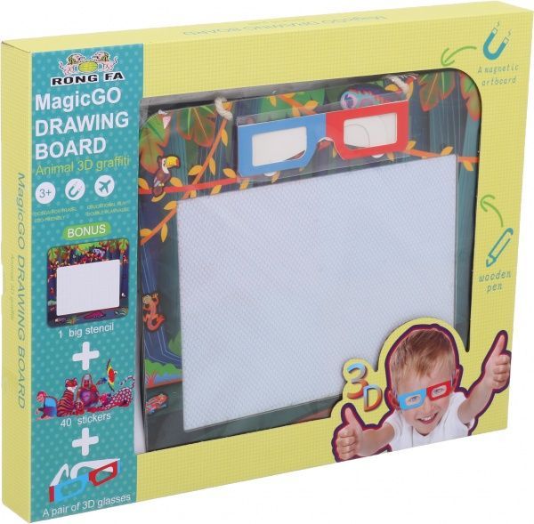 Дошка магнітна Shantou Animal world SD082