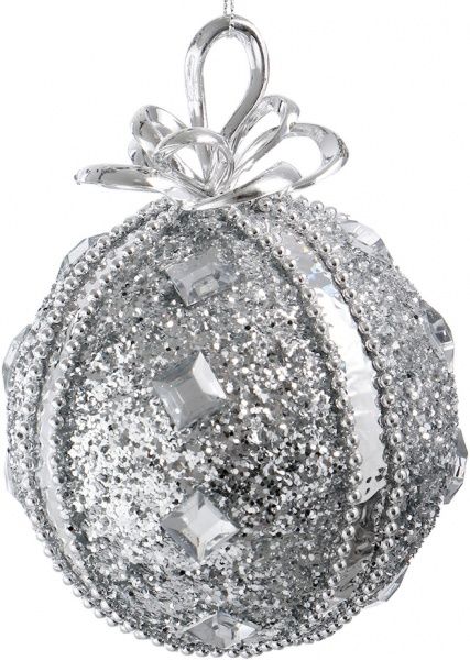 Шар пенопластовый d100 SDA81110S серебряный