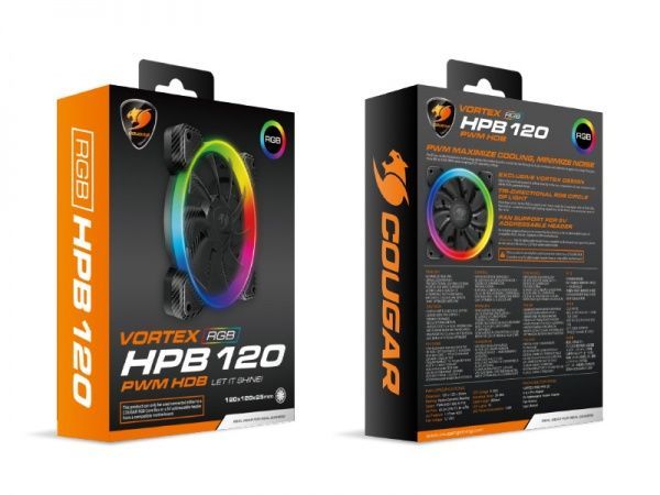 Корпусный кулер Cougar Vortex HPB 120 RGB