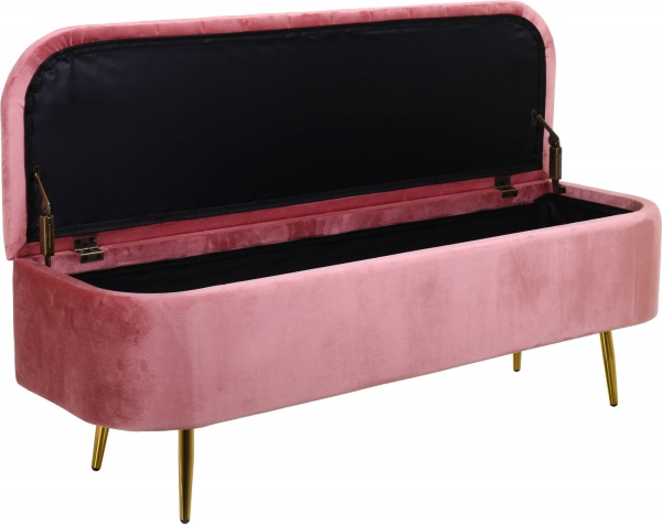 Сундук-пуф Sanremo 120х38х42 см роуз голд 