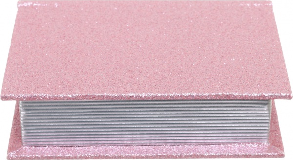 Скринька-книга Шик 16х11х4,5 см світло-рожева