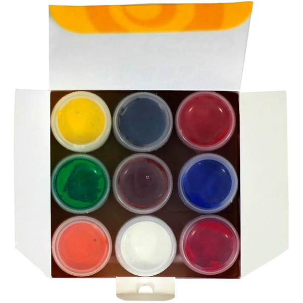 Фарби гуашеві 7618 9 кольорів 90 мл CLASS