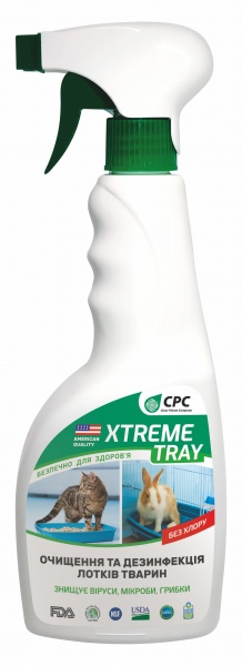 Средство моющее-дезинфицирующее СРС Xtreme Tray для лотков животных 500 мл