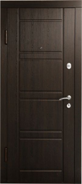 Двері вхідні ТМ Кордон Стандарт КС-09 венге білений / венге 2050x960мм ліві