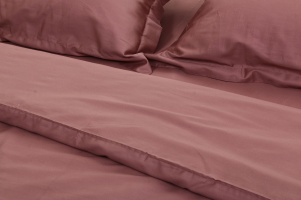 Комплект постільної білизни сімейний теракот Homeline 