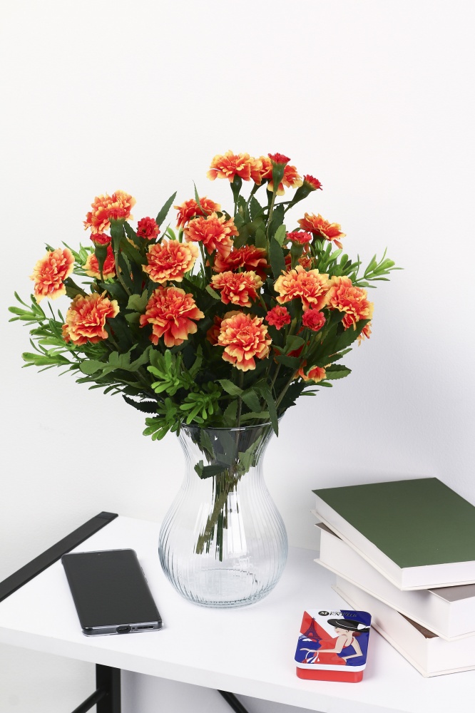 Ваза стеклянная Trendglass Lyra Luminous прозрачная 20 см