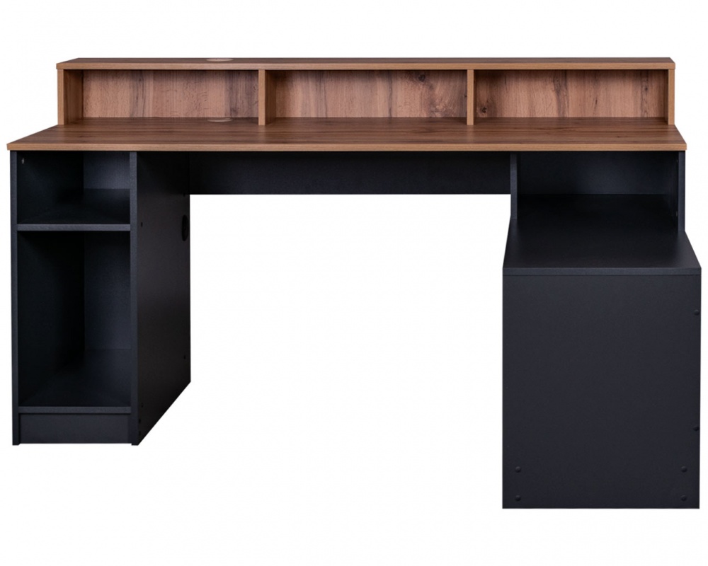 Стол письменный DC Слайго-1 750х1600х700 мм антрацит/дуб тахо