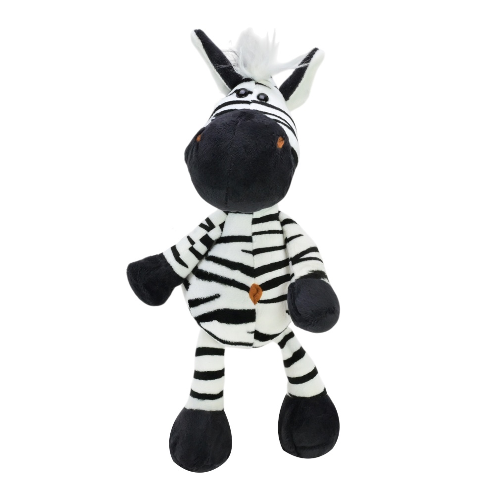 Мягкая игрушка Shantou Зебра 22 см белый с черным E8207