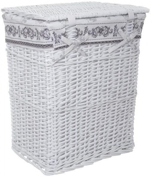 Кошик плетений з текстилем 45x34x56 см HQ13-53AB-1 