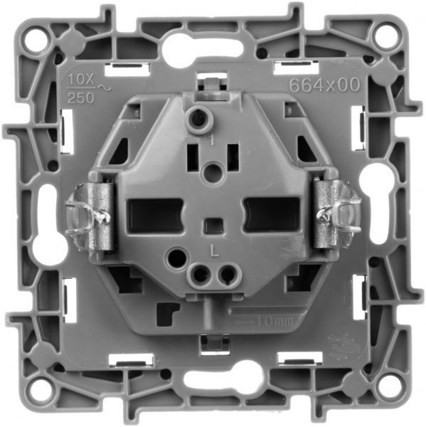 Выключатель одноклавишный Legrand Etika без подсветки 10 А 220В IP20 кремовый 672301