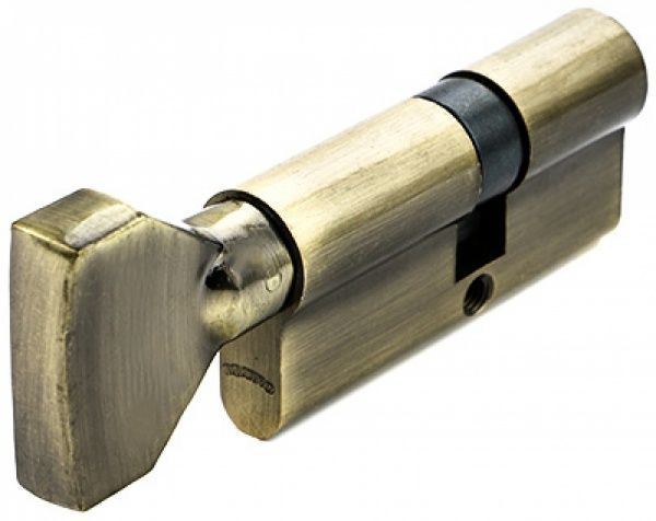 Циліндр Bruno 30x40 ключ-вороток 68 мм антична латунь