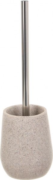 Йоржик для унітаза Luna rio чорний із бежевою колбою