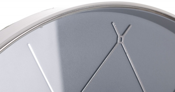 Часы настенные Ningbo Royal Clock Noble (XYX 10635D) 30,6x30,6x4,5 см сине-серебряный