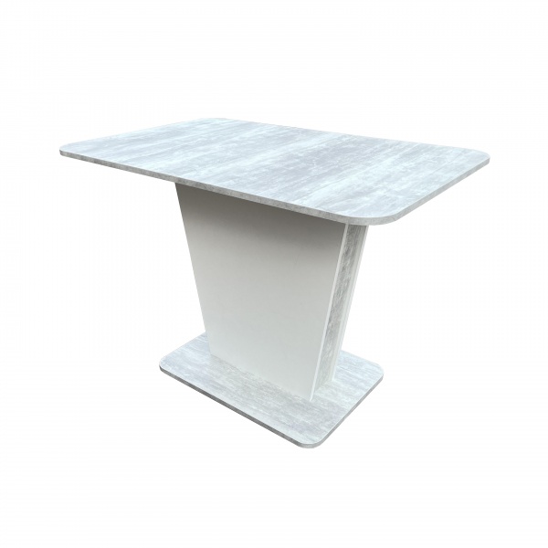 Стол обеденный Україна Крузо урбан лайт/ белый, 1100(350)х700х765 мм 