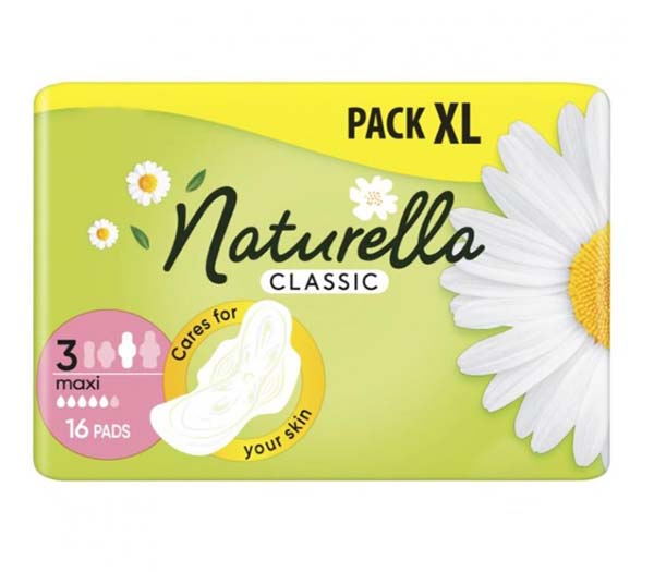 Гигиенические прокладки Naturella Classic Camomile Duo derma crem maxi 16 шт.