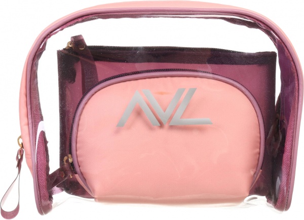 Набор косметичек AVL 36014 розовый 