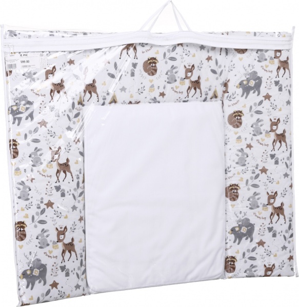 Сповивальний матрацик Forest animals beige (426.19) Baby Veres 72x80 см