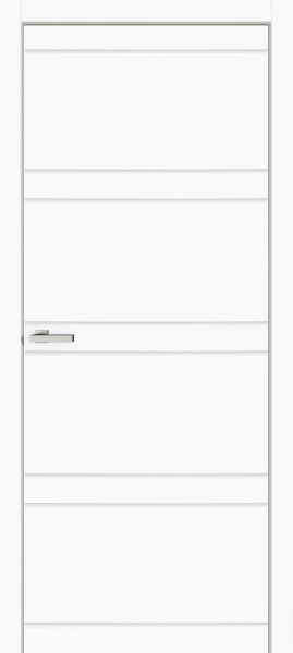 Дверное полотно Porte Bianche Impress 05 В ПГ 800 мм белый 