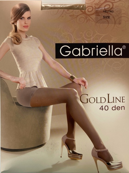 Колготки жіночі Gabriella 698 GOLD 40 den р. 3 Beige