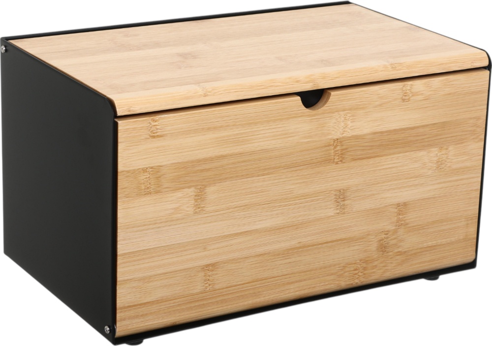 Хлібниця Flamberg Premium Woody 35x21x20,7 см чорний