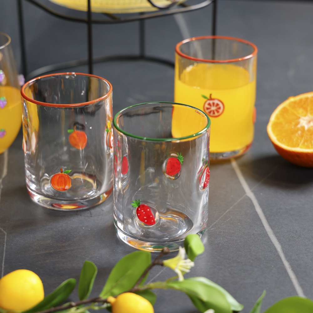 Стакан для воды Maxmark Strawberry 400 мл 1 шт.